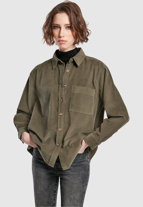 Produktbild Urban Classics Langarmhemd Corduroy Oversized (M)