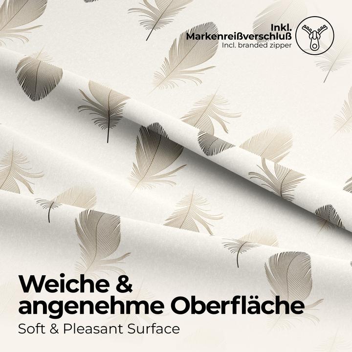 Produktbild Etérea Federn (Bettwäsche Set, 155 x 220 cm + 80 x 80 cm)