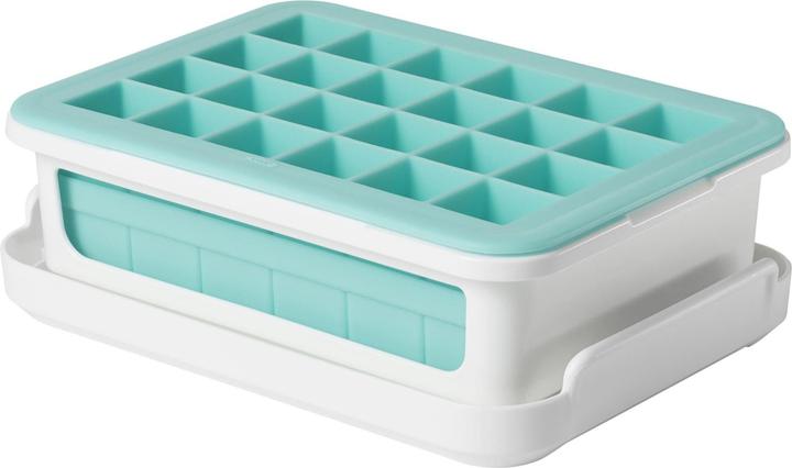 Vassoio Per Cubetti Di Ghiaccio OXO Good Grips Con Coperchio In Silicone - Antigoccia, Confezione Da 2