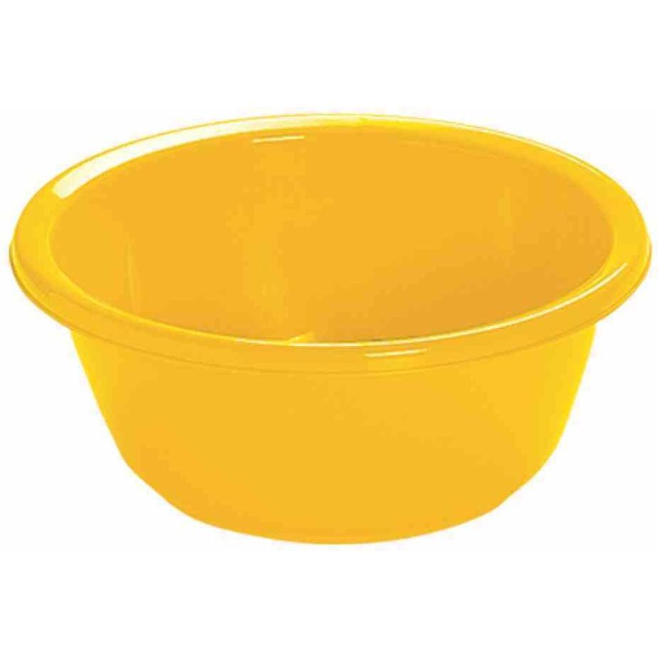 Heidrun Servierschüssel aus Kunststoff in Farbe sortiert, Ø 24x9,5 cm, 2,5 l, Schüssel + Schale