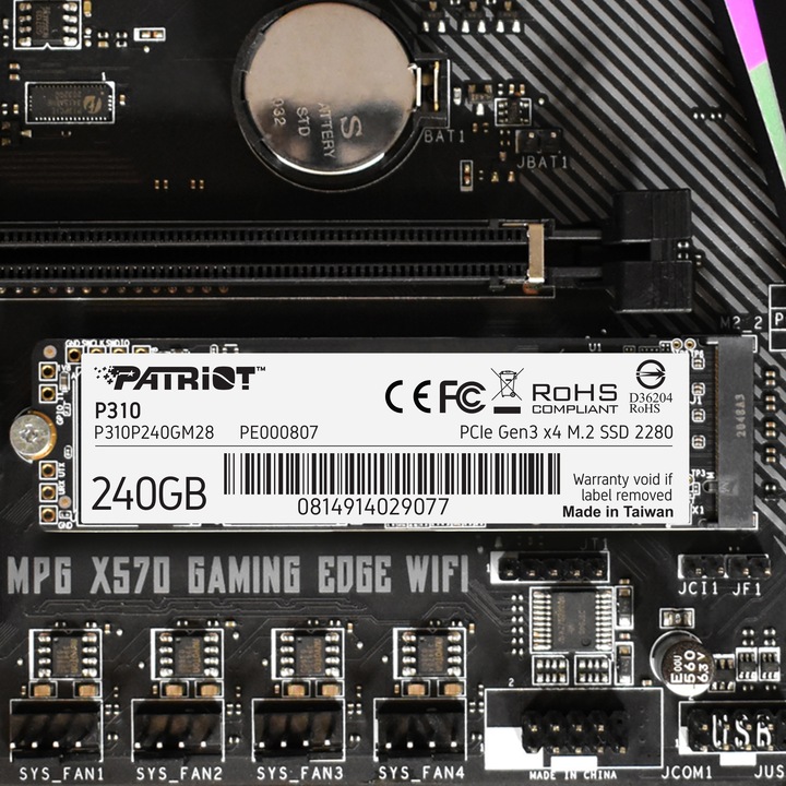 Produktbild Patriot P310 SSD 240 GB (240 GB, M.2 2280)