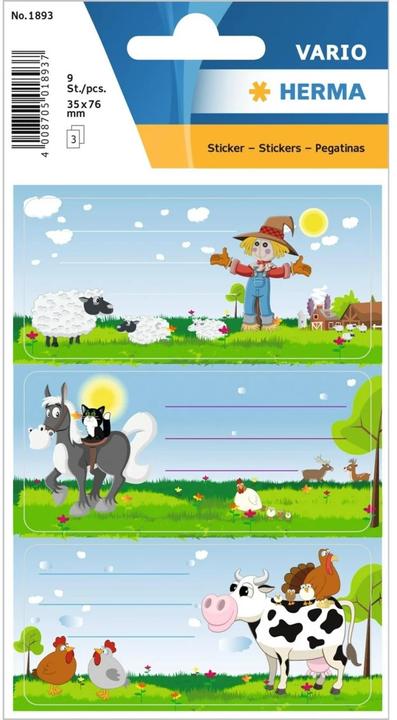 Actual product image HERMA Book labels