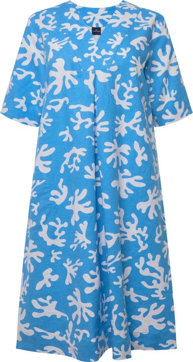Produktbild Laurasøn Leinenmix-Kleid, A-Line, V-Ausschnitt, Halbarm (XXL)