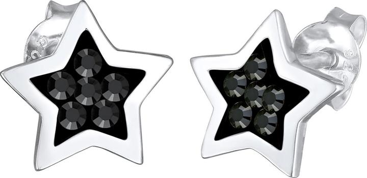 Image du produit Elli Boucles d'oreilles étoile cristaux Astro Trend 925 argent (Cristal de verre, Argent sterling 925, Ferido)