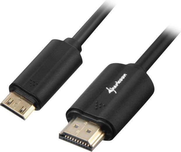 Image du produit Sharkoon Câble HDMI -> mini HDMI (3 m)