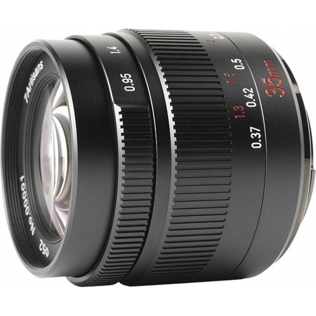 7artisans 35mm f/16 - 0,95, Sony E (Sony E, APS-C / DX), Objektiv, Schwarz