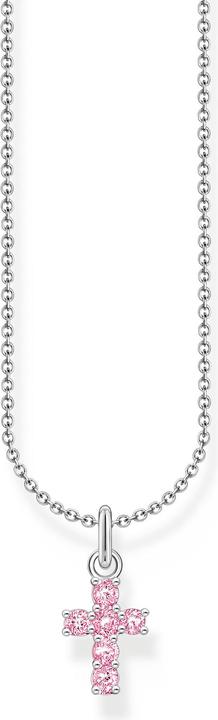 Immagine prodotto Thomas Sabo Collana con ciondolo a forma di croce in argento rosa (Argento 925, 38 - 45 cm)