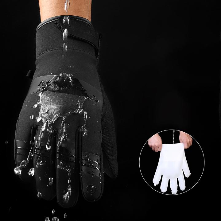 Produktbild Hurtel Isolierte Sport-Handyhandschuhe (Grösse XL) – schwarz (XL)