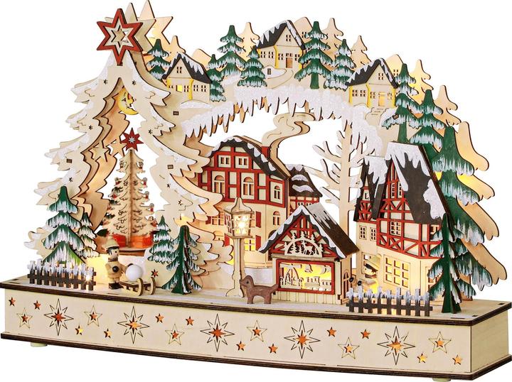 Image du produit Jamb Village de Noël à LED