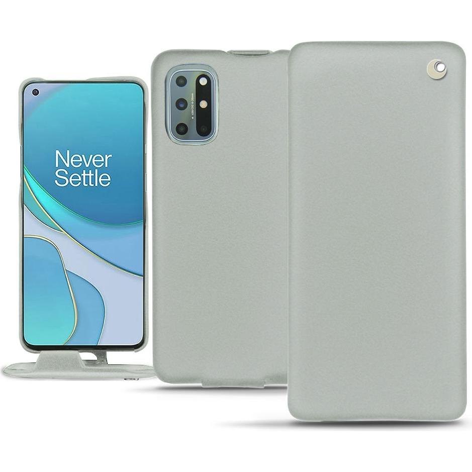 Noreve Lederschutzhülle vertikal (OnePlus 8T), Smartphone Hülle, Grau