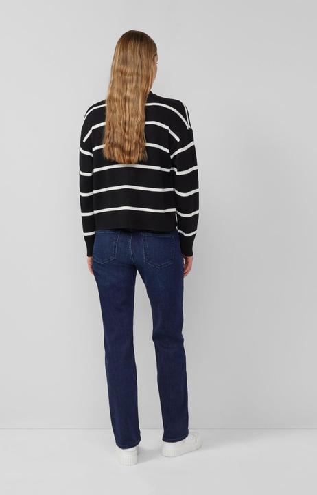 Produktbild s.Oliver Strickjacke Gestreifter Cardigan aus Baumwollmix (44)