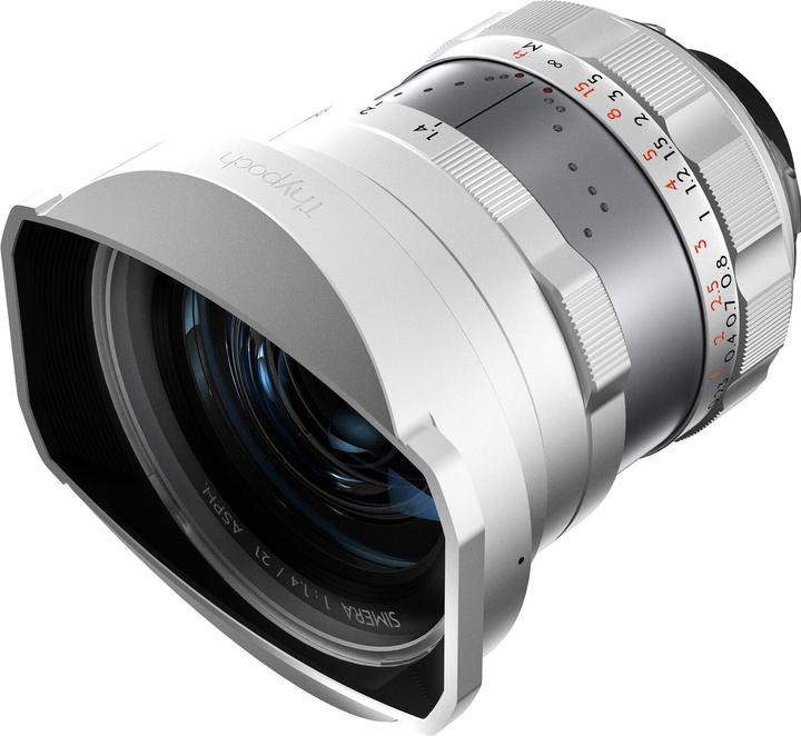 Produktbild Thypoch Full-frame Photography Lens Simera 21mm f1.4 for Leica M Mount - Silver (Leica M, Vollformat)