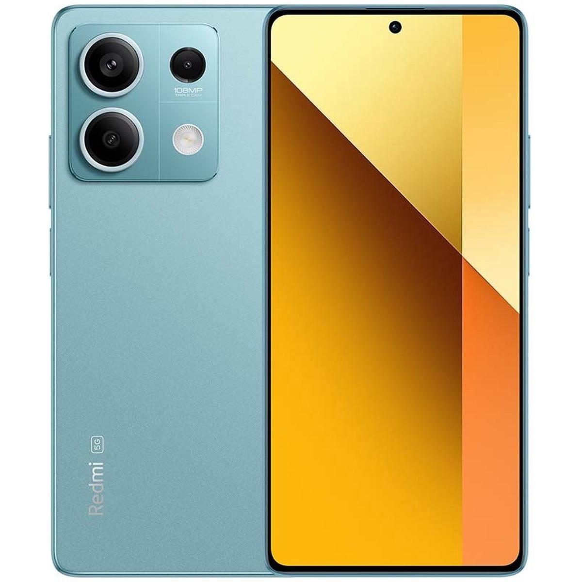 Xiaomi Redmi Note 13 5G (128 GB, Ocean Teal, 6.67", Hybrid Dual SIM, 5G), Smartphone, Blau