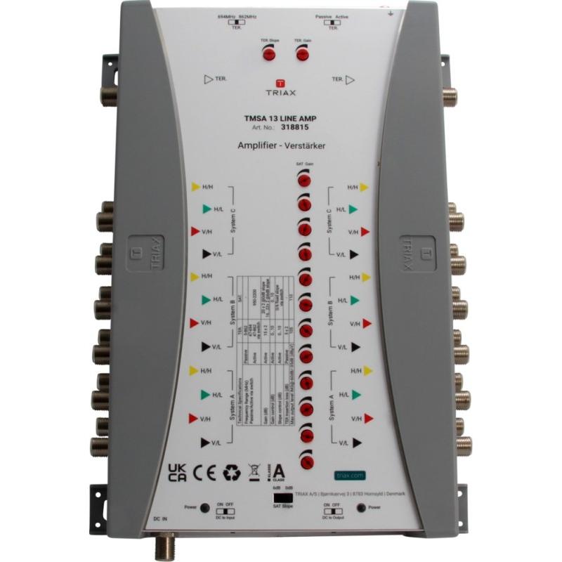 Triax, Zubehör Elektroinstallation, Verstärker TMSA 13 LINE AMP