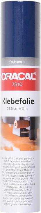 Produktbild Orafol Vinylfolie Oracal 751C Dunkelblau (1 x)