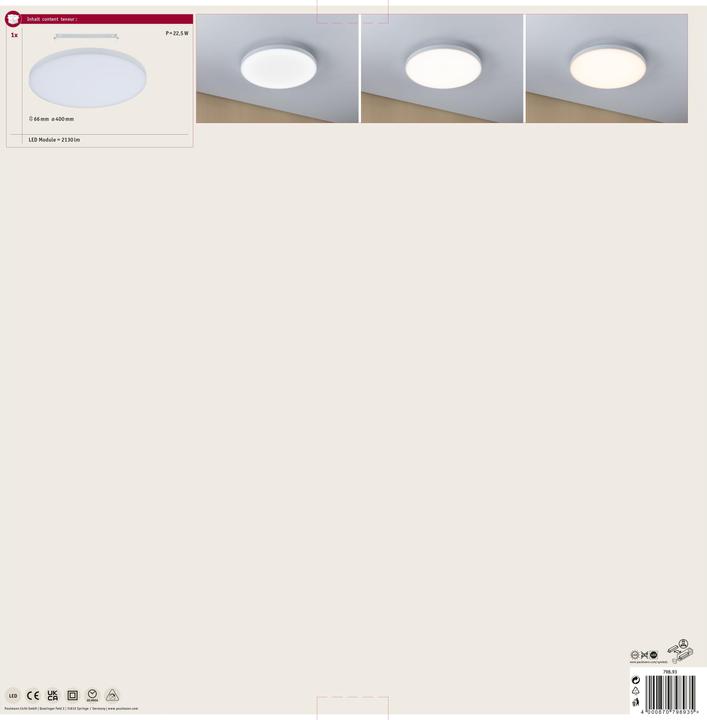 Actual product image Paulmann Panel Verlora (2130 lm)