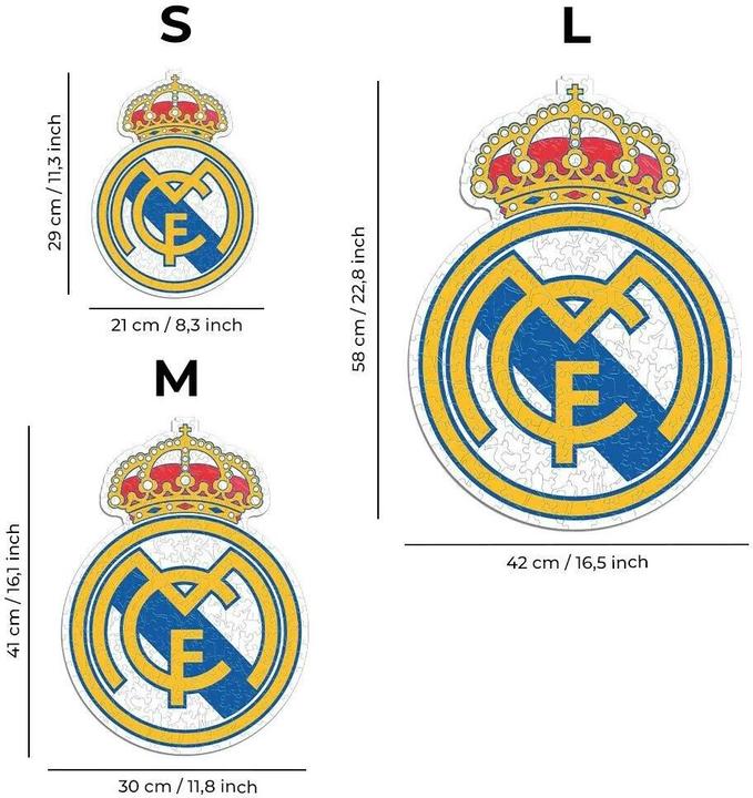 Actual product image Iconic Real Madrid CF - Logo S (150 pieces)