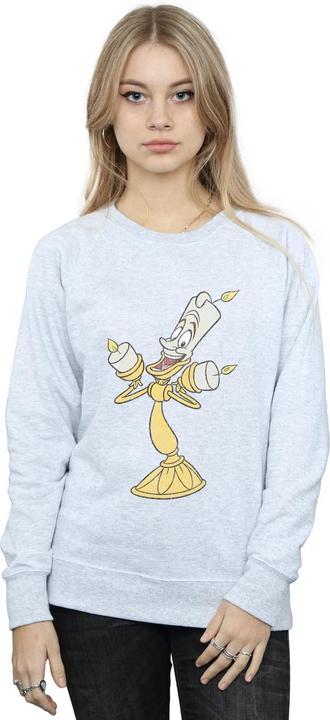 Immagine prodotto Disney Beauty And The Beast Lumiere Distressed Felpa Donna (M)