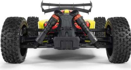 Actual product image Arrma Buggy Typhon MEGA 665, Gelb 1:8, ARTR, Fahrzeugtyp (ARR Almost Ready to Run)
