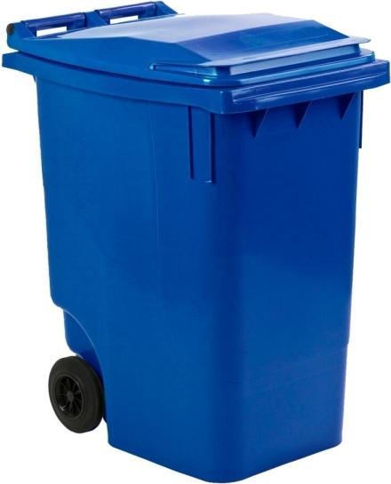 Produktbild ESE Mülltonne Mini Container 360 L Blau mobiler Abfallbehälter (360 l)