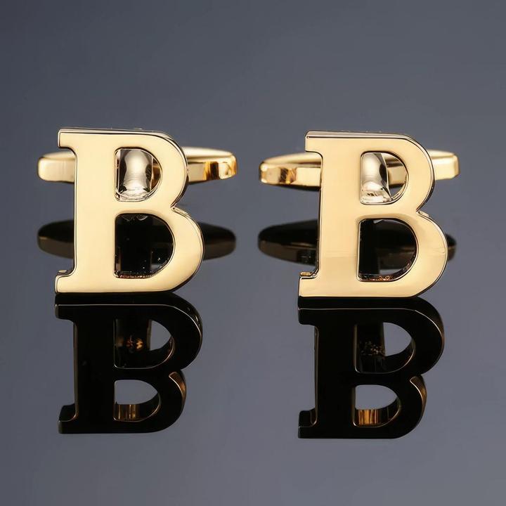 Perlstein Letter B cuff heads (Metal)