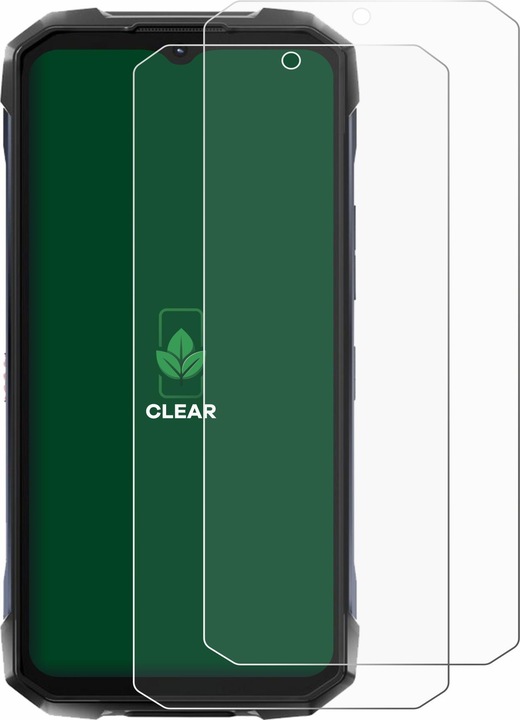 Actual product image ScreenLeaf Protective film sustainable screen protector screen protector film clear transparent (2 Piece, Hotwav Cyber 7)