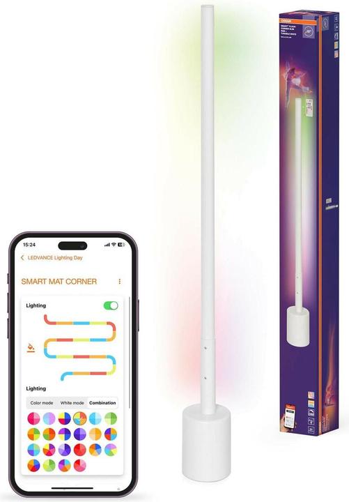 Image du produit Osram Smart Wifi Floor Corner Slim With Remote Control Blanc Slim RGB + Tw + Rc (280 lm)