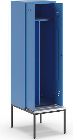 Deep black RAL 9005, Light blue RAL 5012