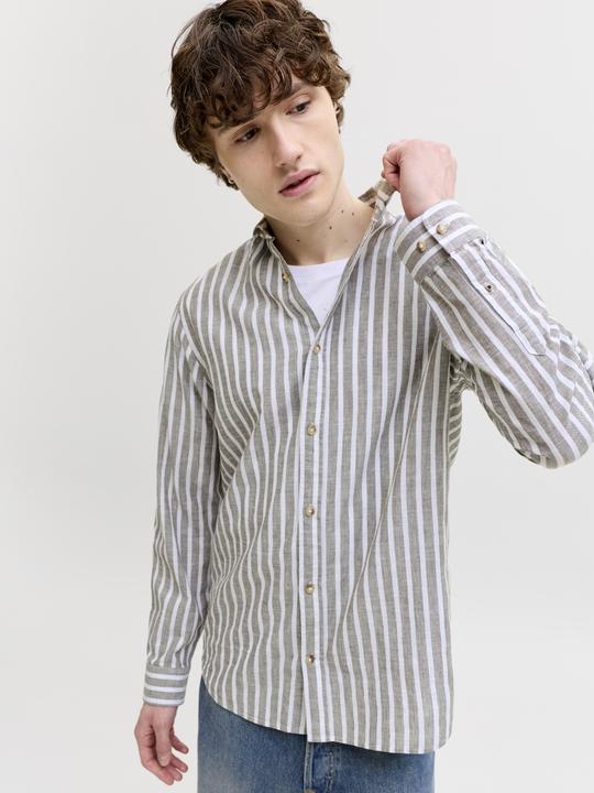 Image du produit Jack & Jones Jjesummer Linen Blend Shirt L/S Sn (L)