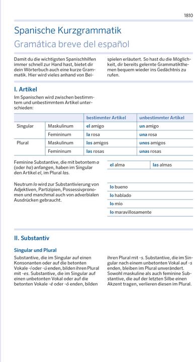 Actual product image Schülerwörterbuch Spanisch (German, 2020)