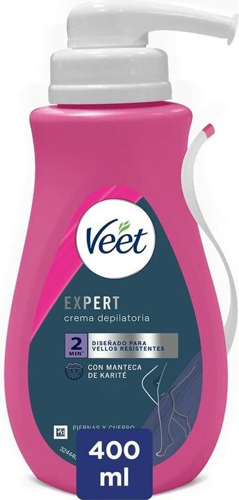 Produktbild Veet Expert Women's Hair Removal Cream for Body and Legs with Shea Butter 400ml (400 ml, 1 x)