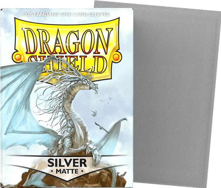 Actual product image Arcane Tinman ART11008 - Matte - Silver (100) Card Sleeves