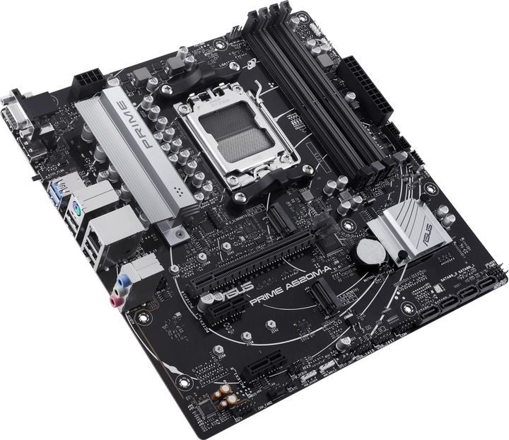 Actual product image ASUS Prime A620M-A-CSM (AM5, AMD SoC, mATX)