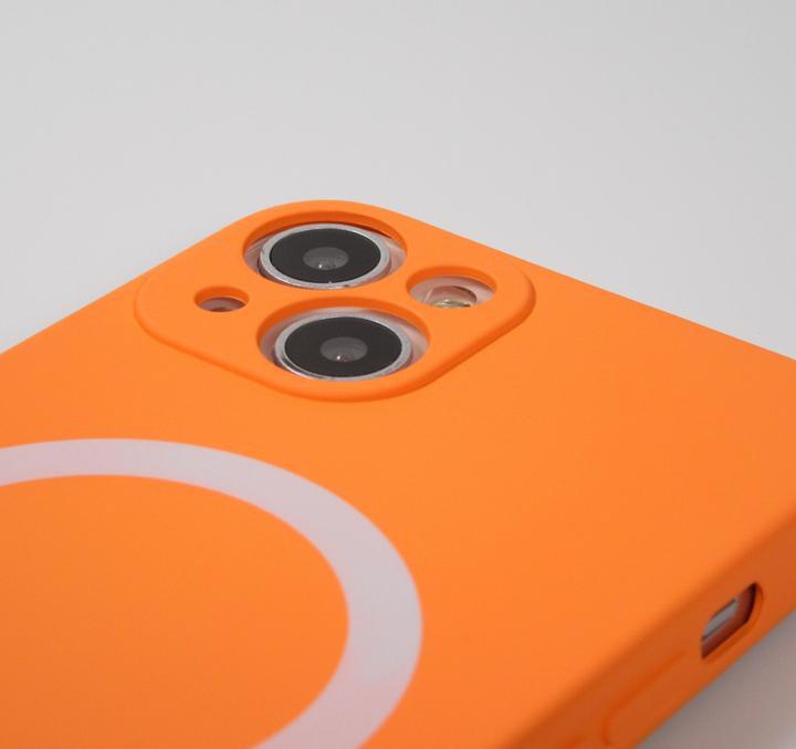 Immagine prodotto PhoneLook Housse Coque en silicone souple avec MagSafe et protection pour caméra (Apple iPhone 13)