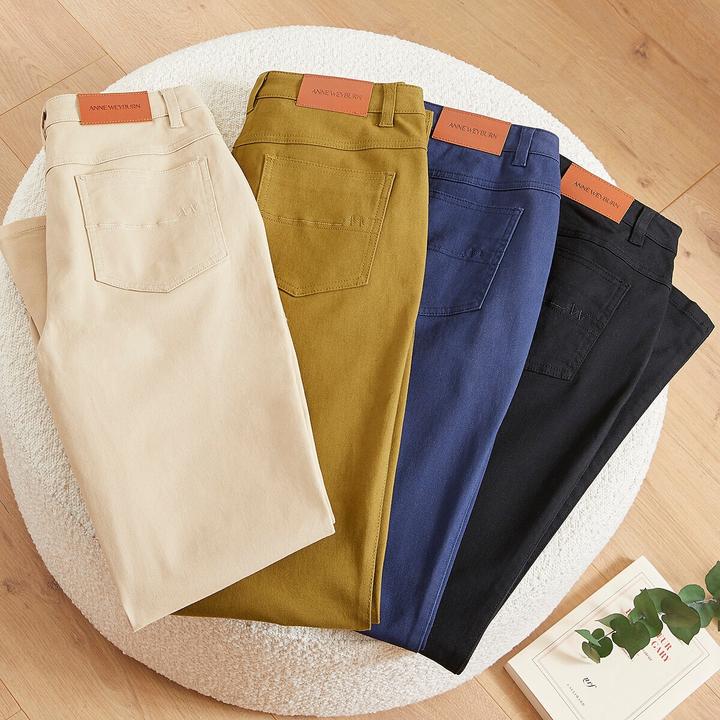 Immagine prodotto Anne Weyburn Pantaloni dritti a cinque tasche in cotone elasticizzato (Banda radio 38 (2600 MHz))