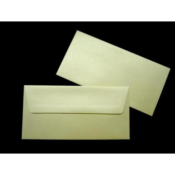 Thumbnail - Blanke, Briefumschlag, Briefumschläge DINlang 100g/qm gummiert VE=100 Stück candle light (110 x 220 mm, 100 x)