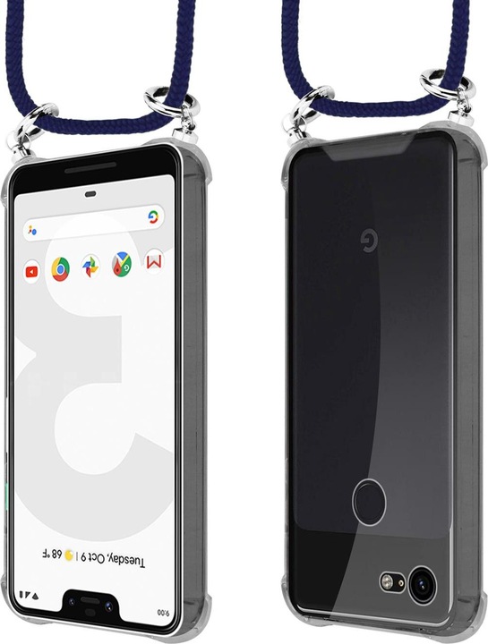 Produktbild Cadorabo TPU Handy Kette SILBER Cover