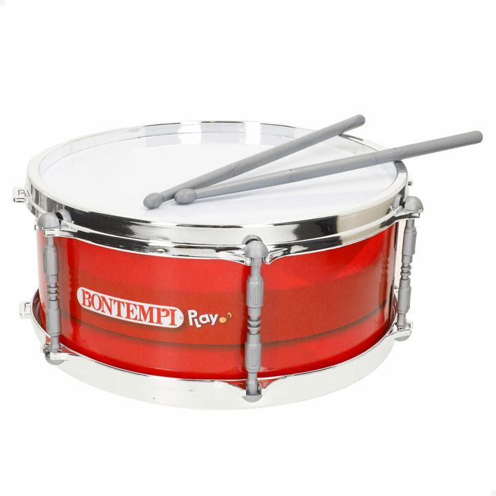 Bontempi Trommel Kunststoff 31 x 15 x 31 cm Rot (4 Stück)