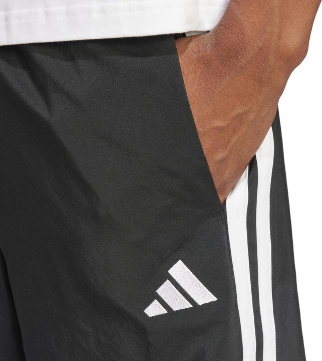 Actual product image adidas Men's Essential Three Stripes Chelsea Base Short, Black/White, XXL (XXL)