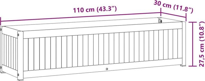 Produktbild vidaXL Pflanzkübel