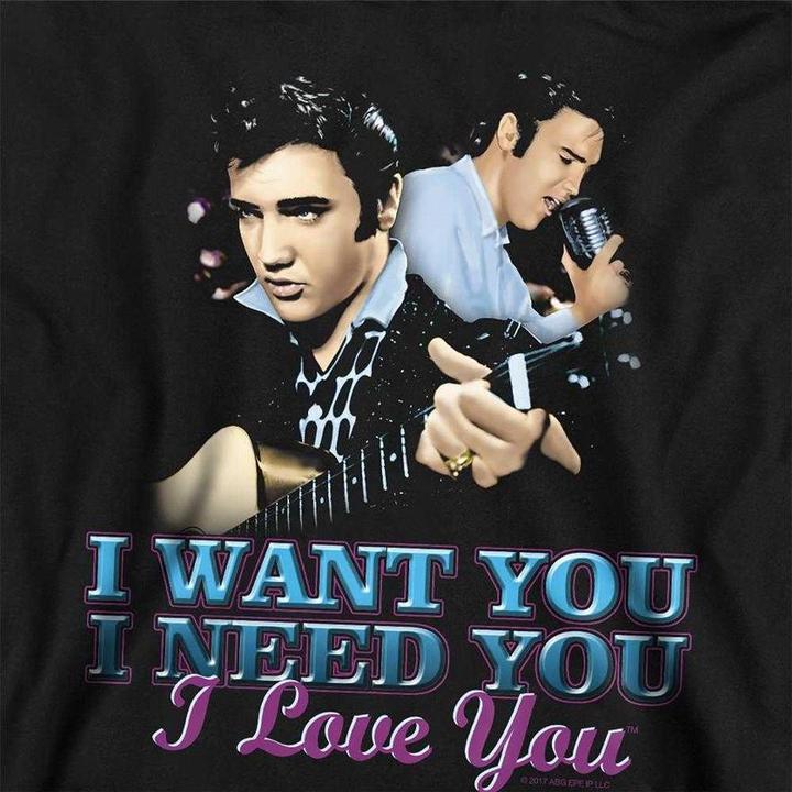 Produktbild Elvis I Want You Kapuzenpullover (116)