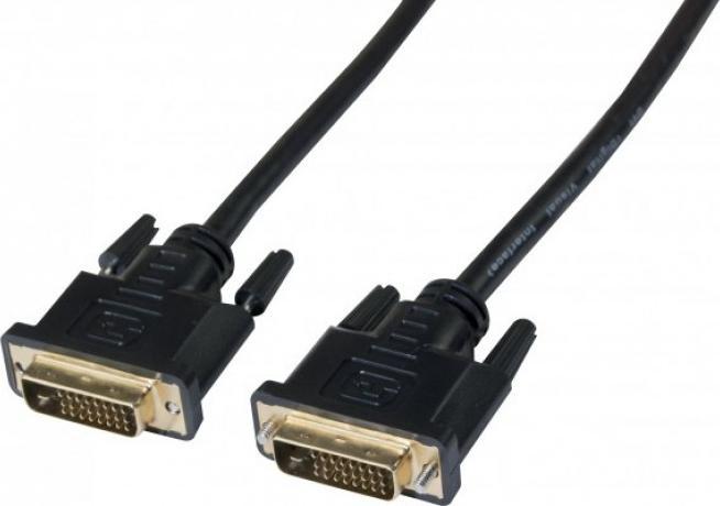 Productafbeelding Exertis Connect DVI-monitorkabel, Duallink, 24+1pin DVI-D St./St., 2,0 m Voor het aansluiten van monitoren en (2 m, DVI)