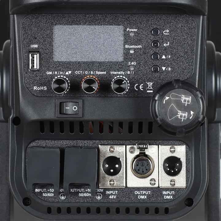 Produktbild Falcon Eyes RGB LED Fresnel Spot Dimmbar DM4 400W (Studioleuchte)