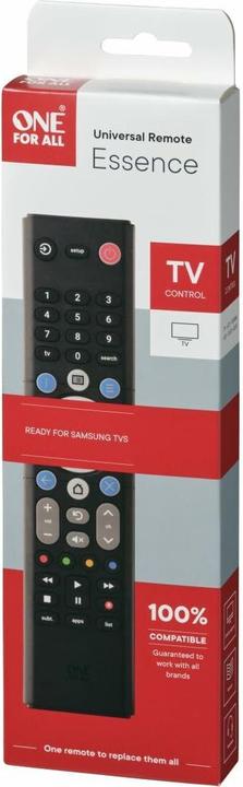 Actual product image One for All Essence TV Universalfernbedienung URC 1211 (Universal remote control, Infrared)