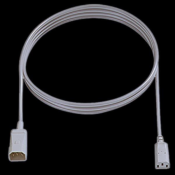 Actual product image Bachmann Power Cord C14 to C13 grey, Extension Cable (0.75 m)