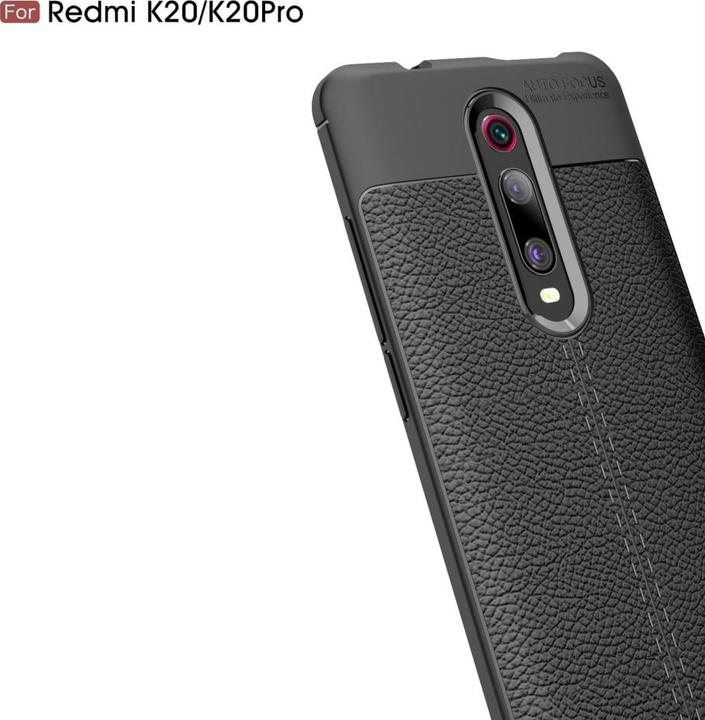 Actual product image Screenguard Xiaomi Mi 9T Case Leather Design TPU Cover (Mi 9T)