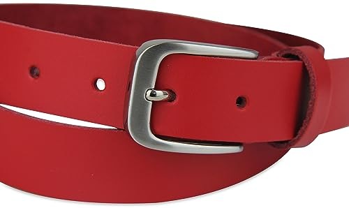 Produktbild Only-Bags.Store Ledergürtel, Gürtel, 3 cm breit, Rot, 125-140 cm
