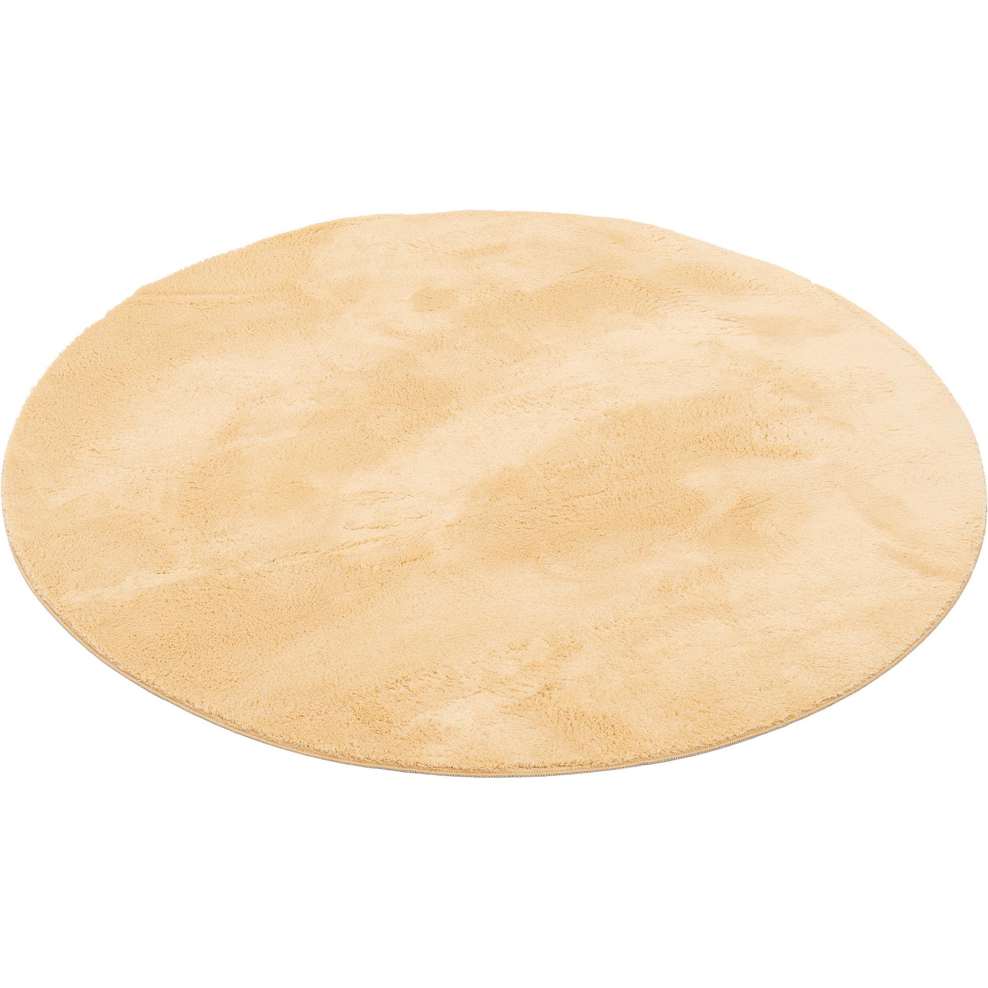 Pergamon, Teppich, Luxus Super Soft Fellteppich Pearl Rund (200 x 200 cm)