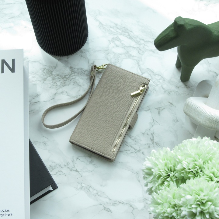 Actual product image PhoneLook Fourre Flip Wallet en cuir végétal avec portefeuille et fermeture magnétique (Apple iPhone 15 Pro Max)
