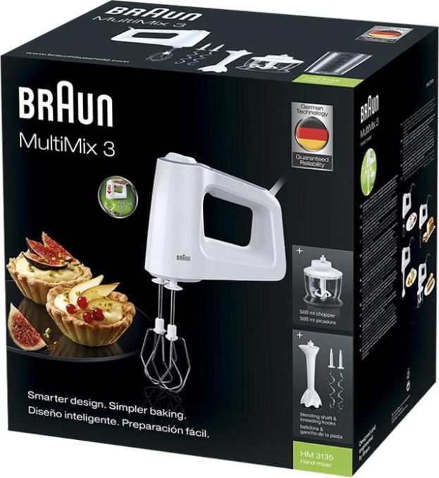 Actual product image Braun Multiquick 3 HM3135 (500 W)